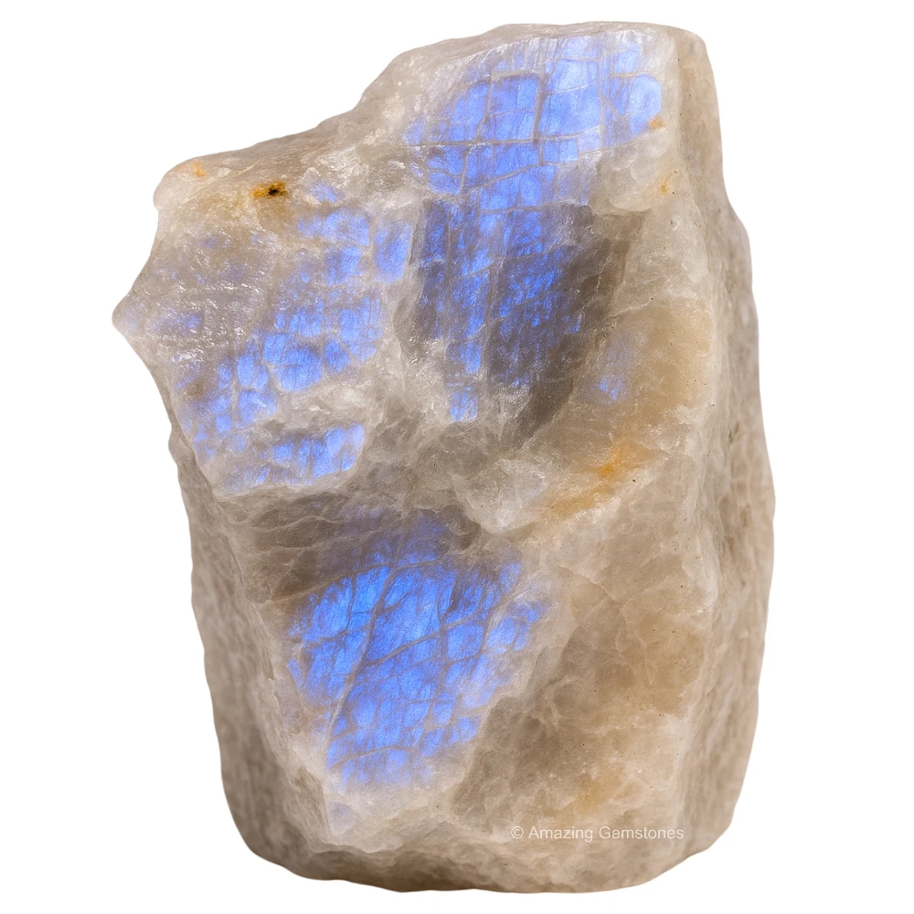 Sun Moonstone Raw Crystals