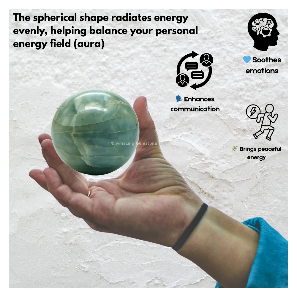 Aquamarine Sphere (2 Inch)