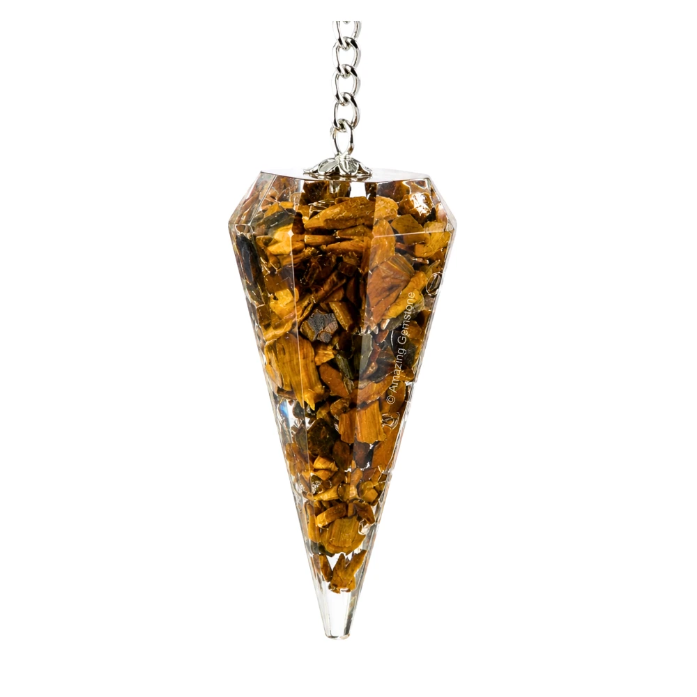 Tiger Eye Orgone Pendulum