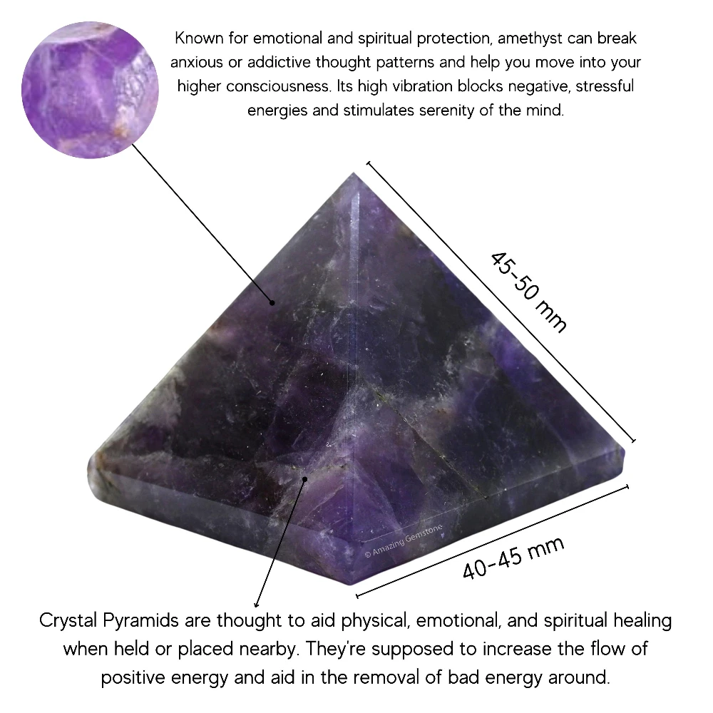 Amethyst Pyramid (2 Inch)