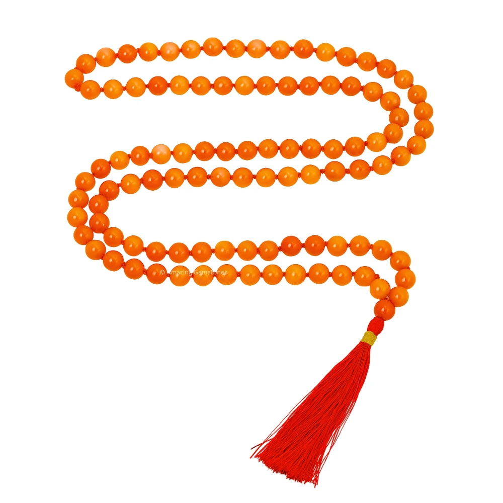 Red Aventurine Mala (Hand Knotted)