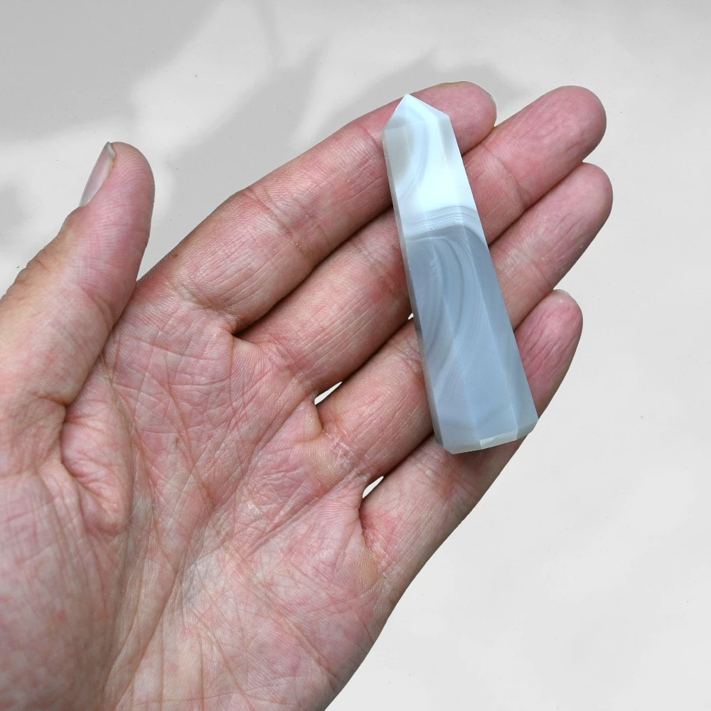 Grey Agate Tower (2" to 3" INCH)