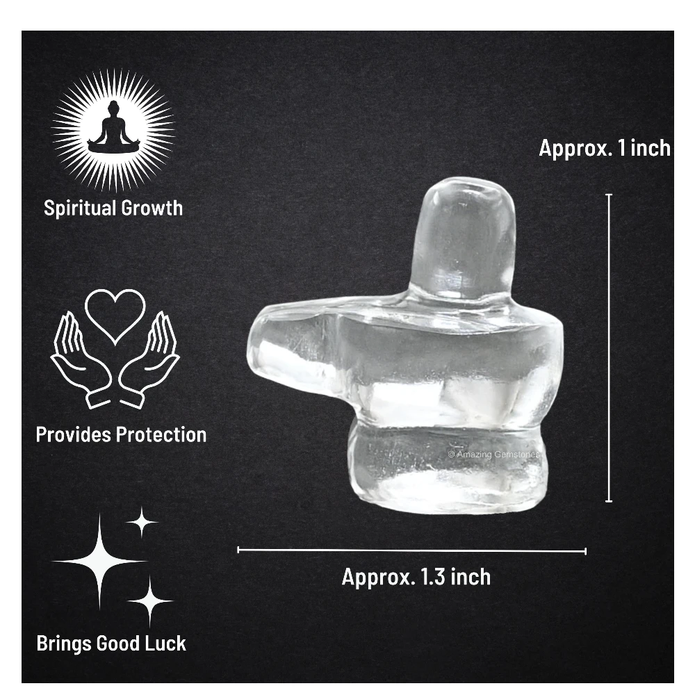 Clear Quartz Shivling