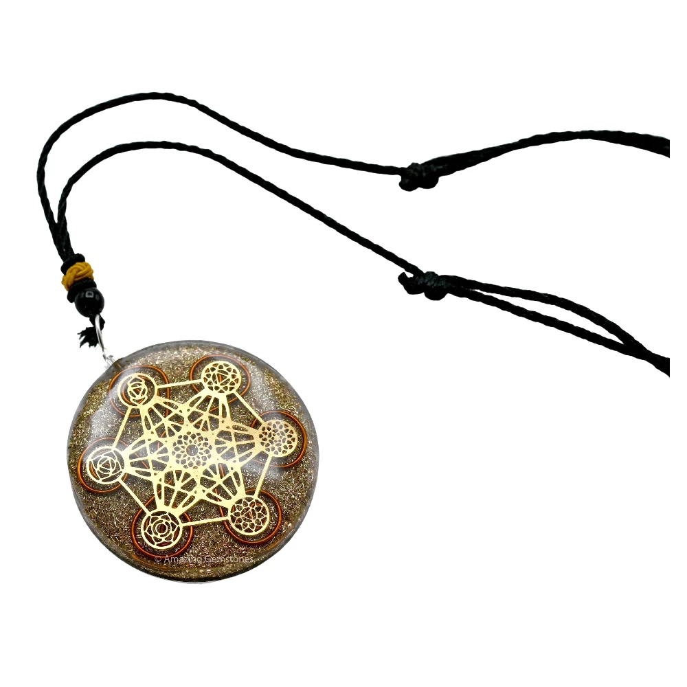 Copper Saving Orgone Necklace - Metatron Chakra