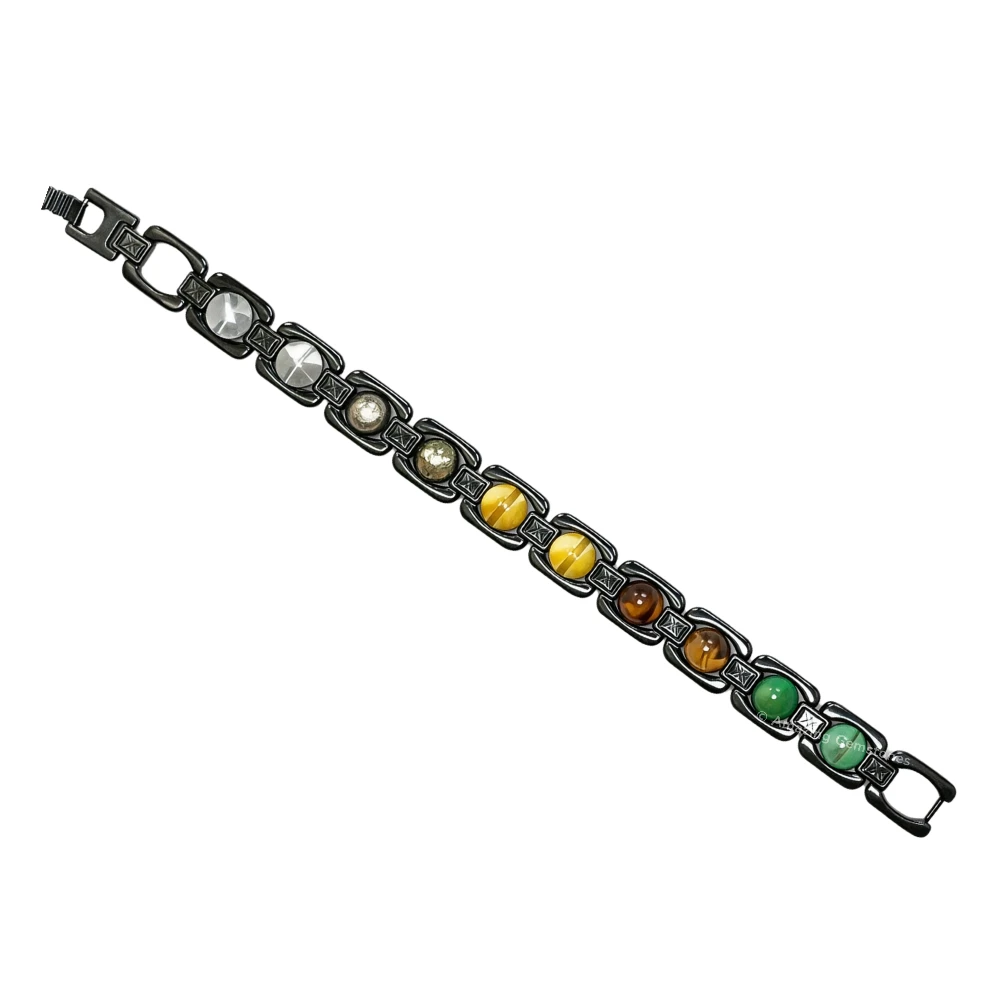 Dhanyog Bracelet - Premium Black Chain