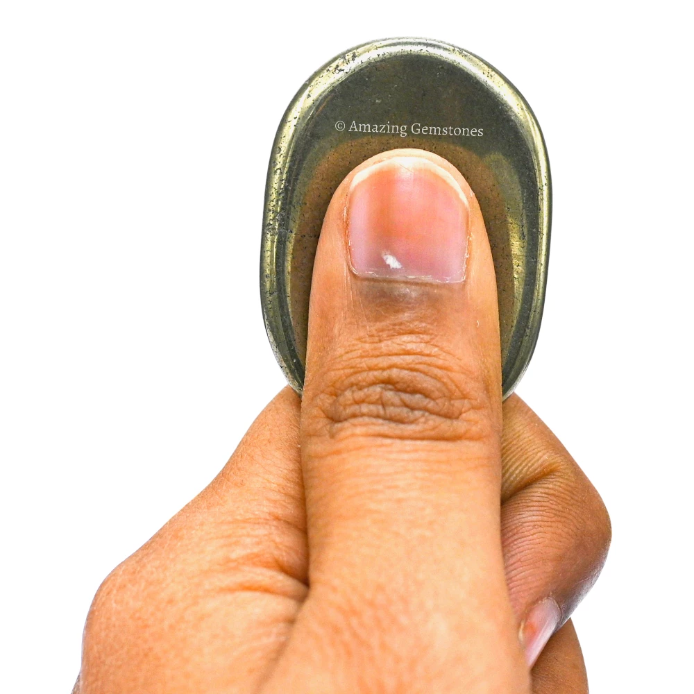Pyrite Worry Stone