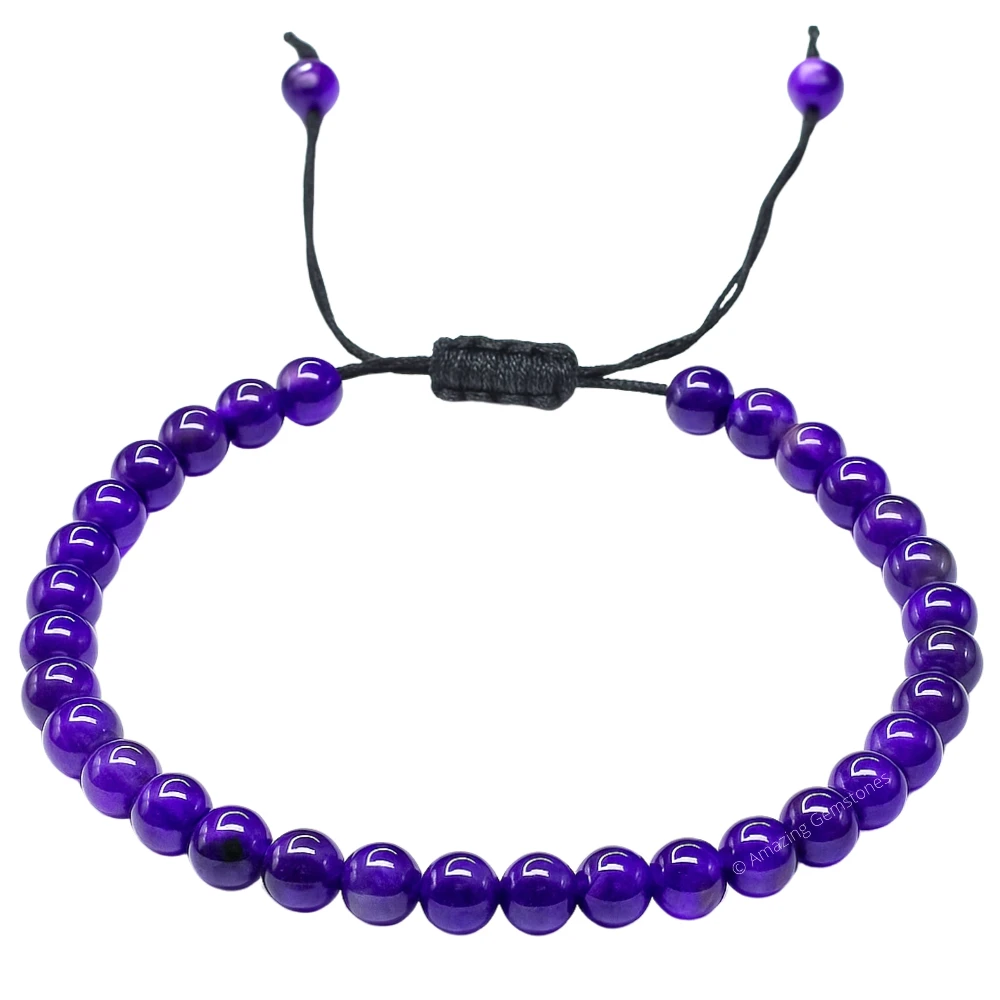 Amethyst Anklet (Without Knot)