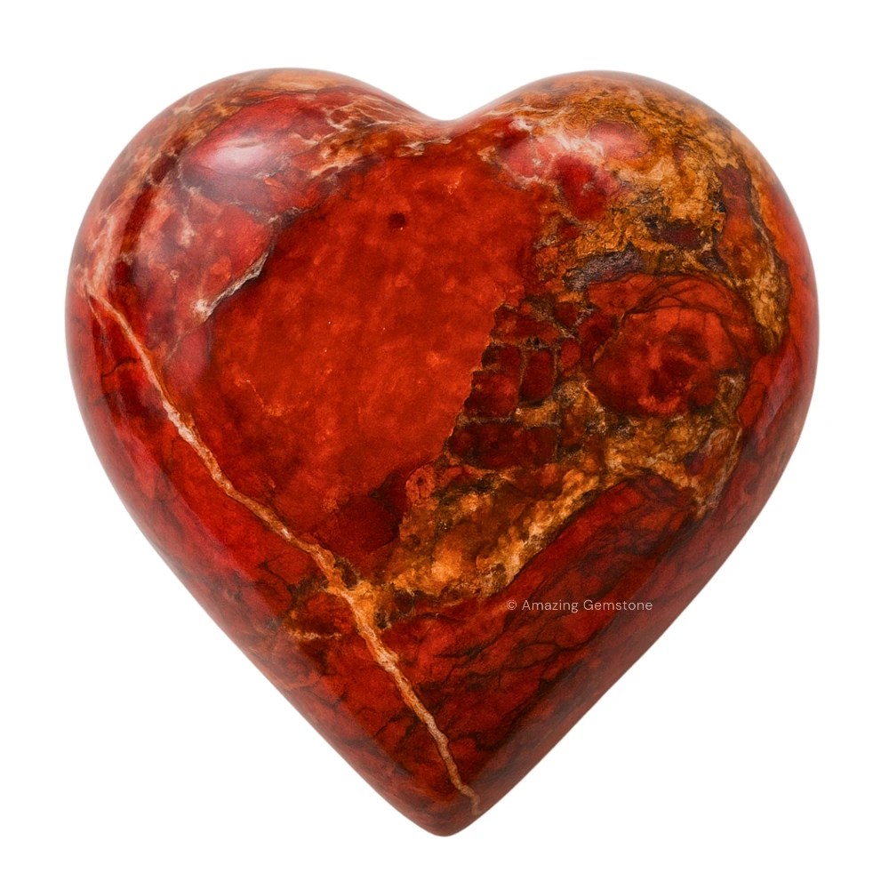 Brecciated Jasper Heart