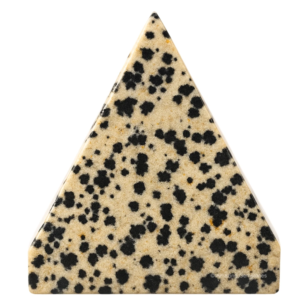 Dalmatian Jasper Pyramid (1 Inch)