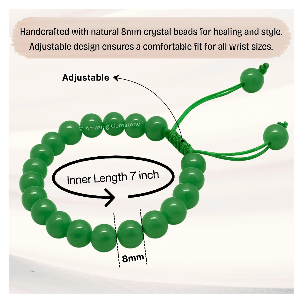 Green Aventurine Bracelet (Adjustable)