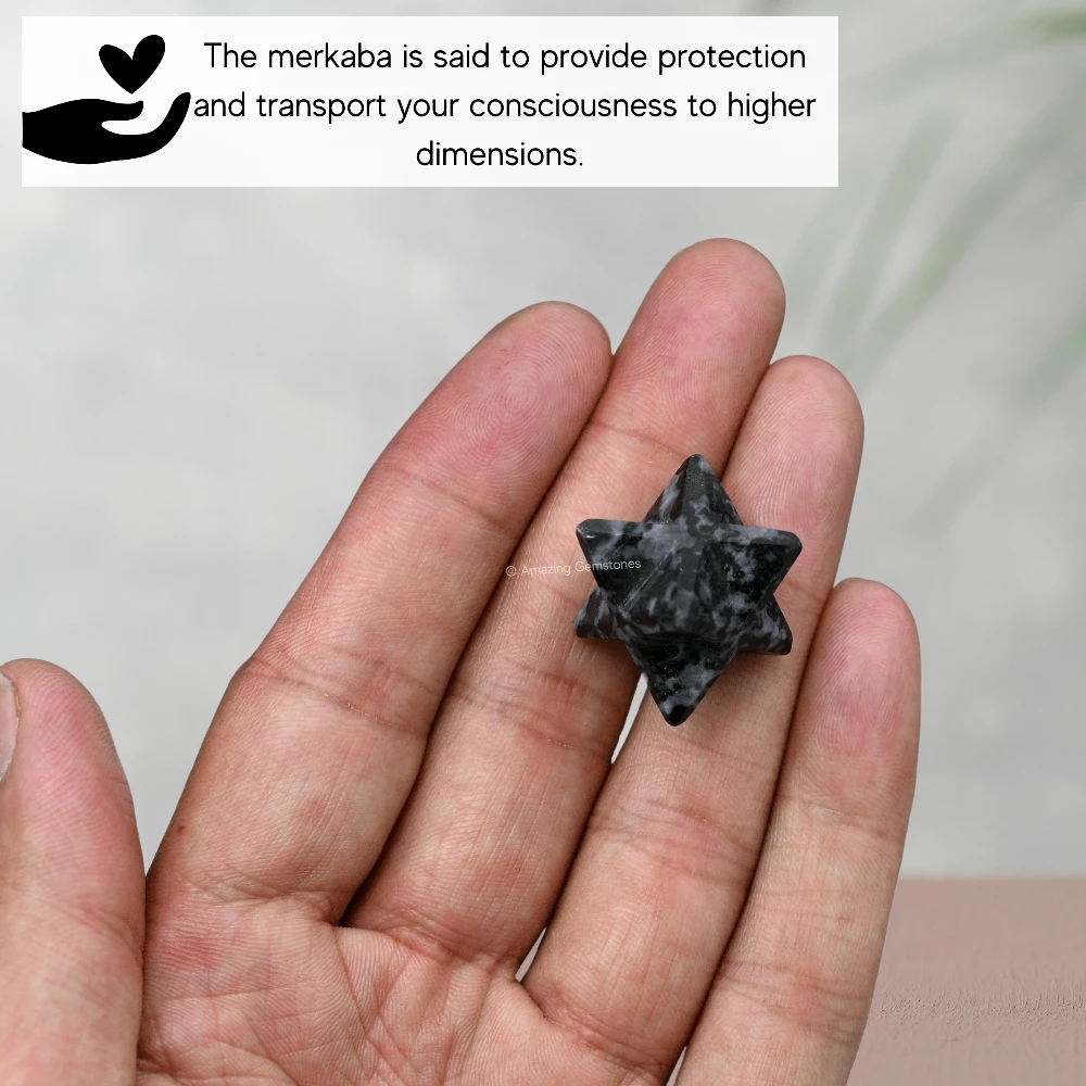 Indigo Gabbro Merkaba (15-20 mm)