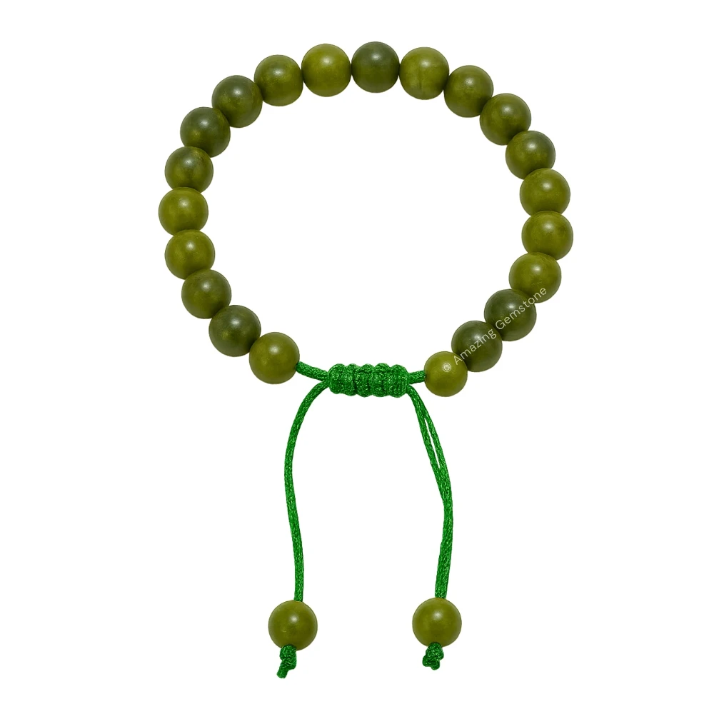 Green Jade Bracelet (Adjustable)