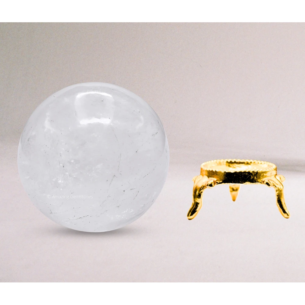 Large Clear Quartz Sphere (2.5 Inch)