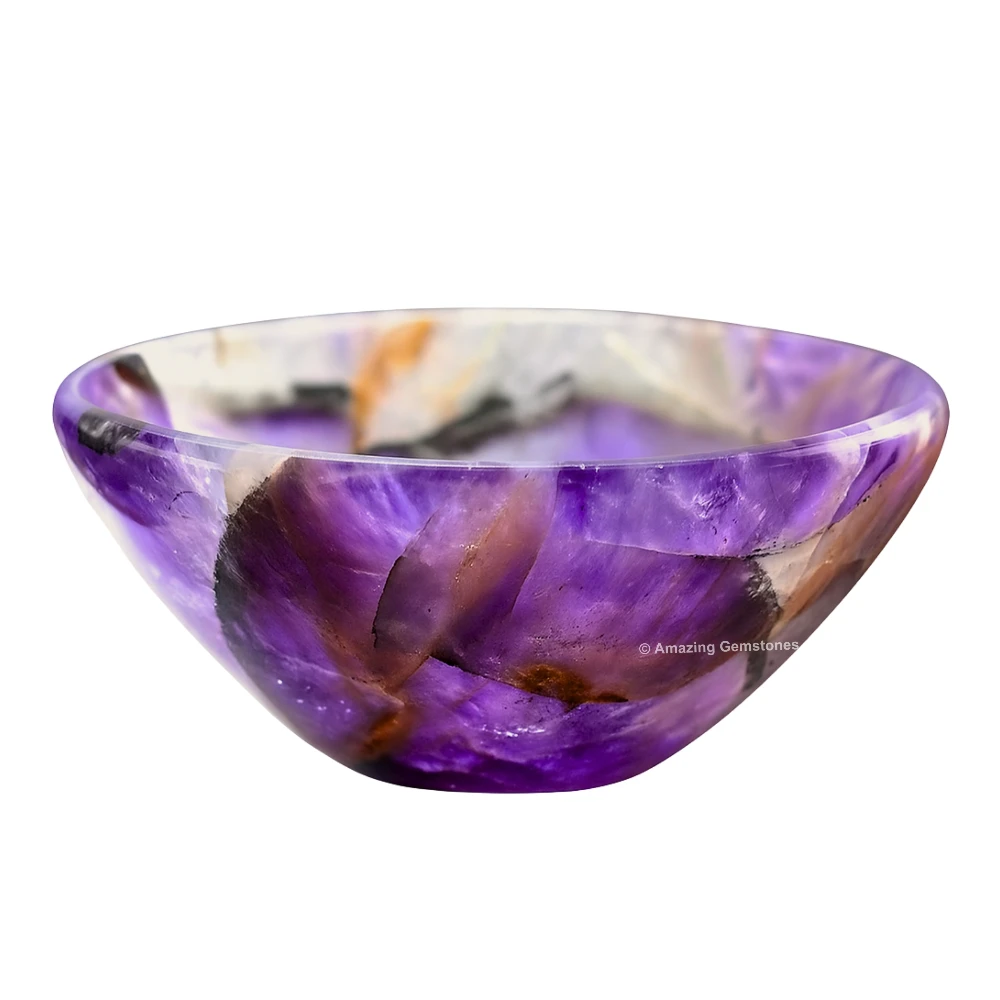 Amethyst Crystal Bowl - 2 Inch