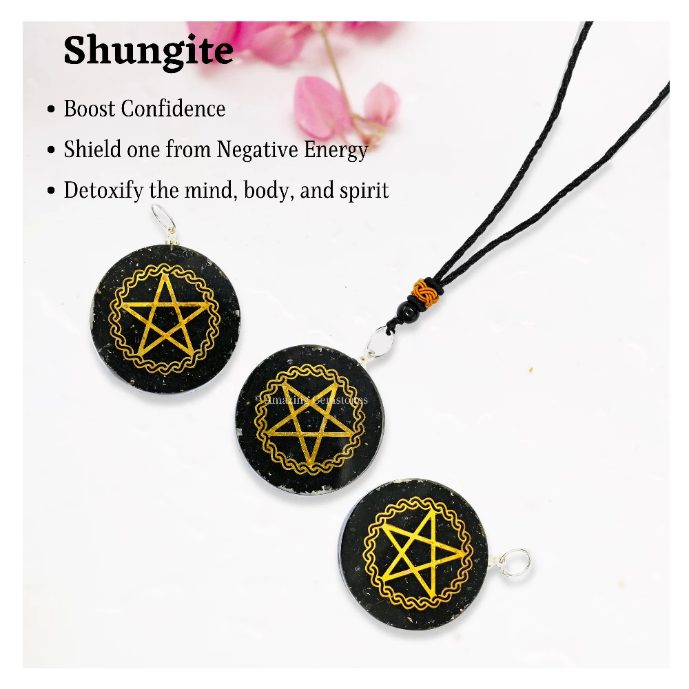 Shungite Necklace - Star
