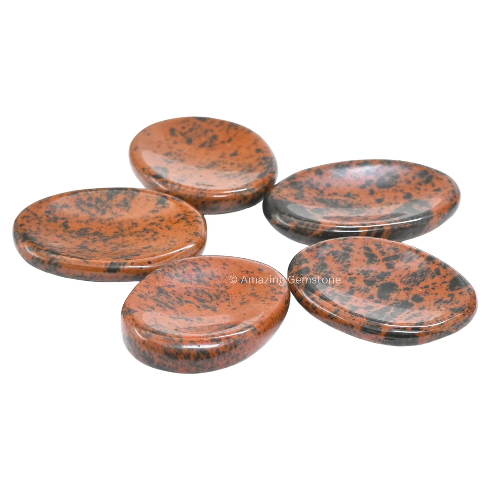 Mahogany Obsidian Worry Stone