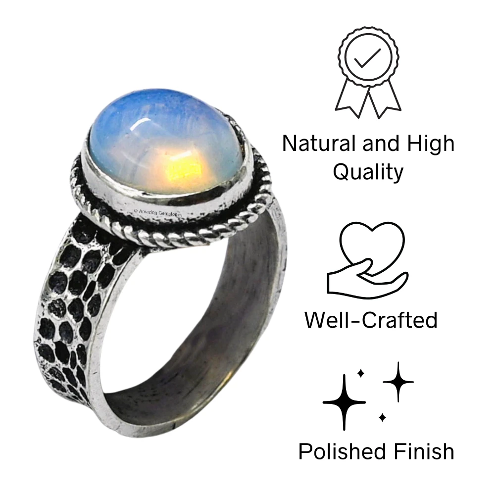 Opalite Ring (Silver)
