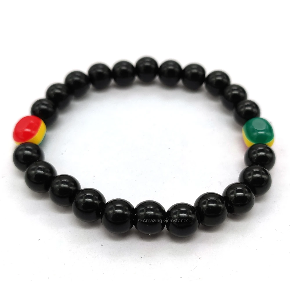 Triple Combination and Black Obsidian Bracelet