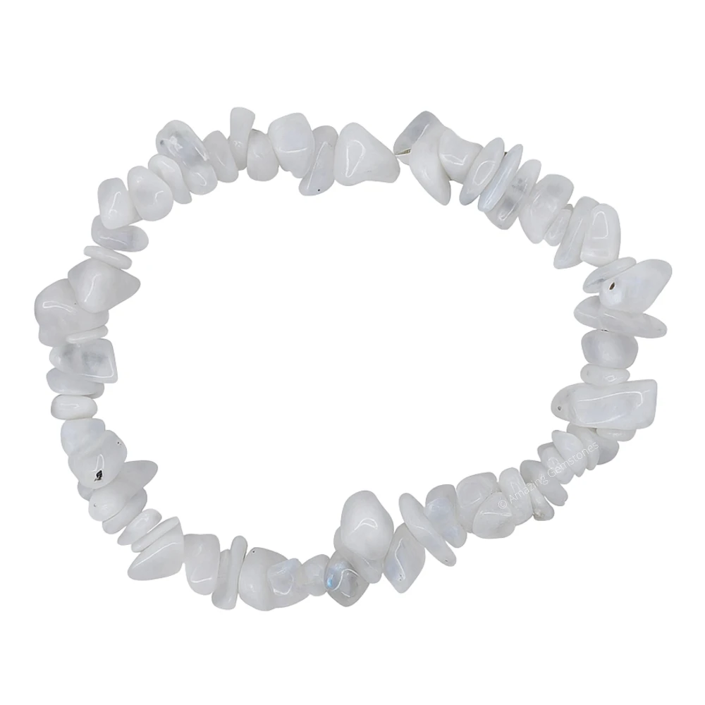 Rainbow Moonstone Chips Bracelet