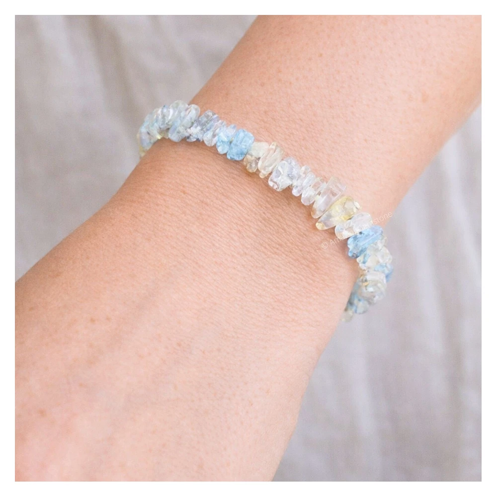 Aquamarine Chips Bracelet