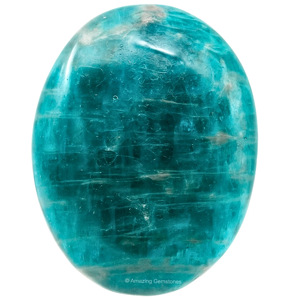 Green Apatite Palm Stone