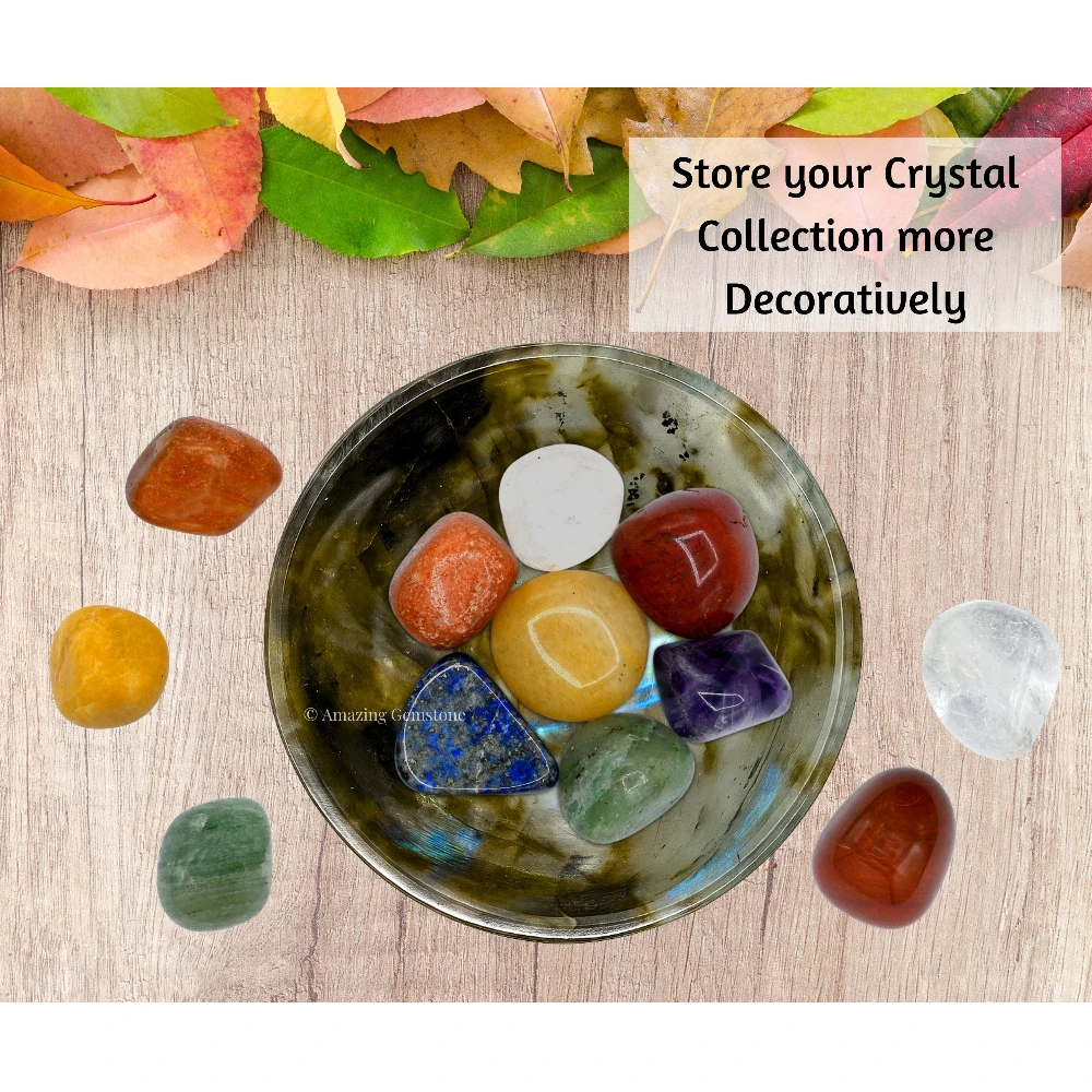 Labradorite Crystal Bowl - 3 Inch