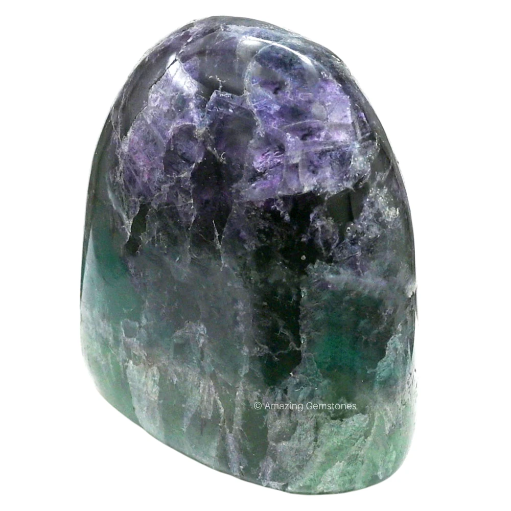 Multi Fluorite Standing Palm Stone (Large)