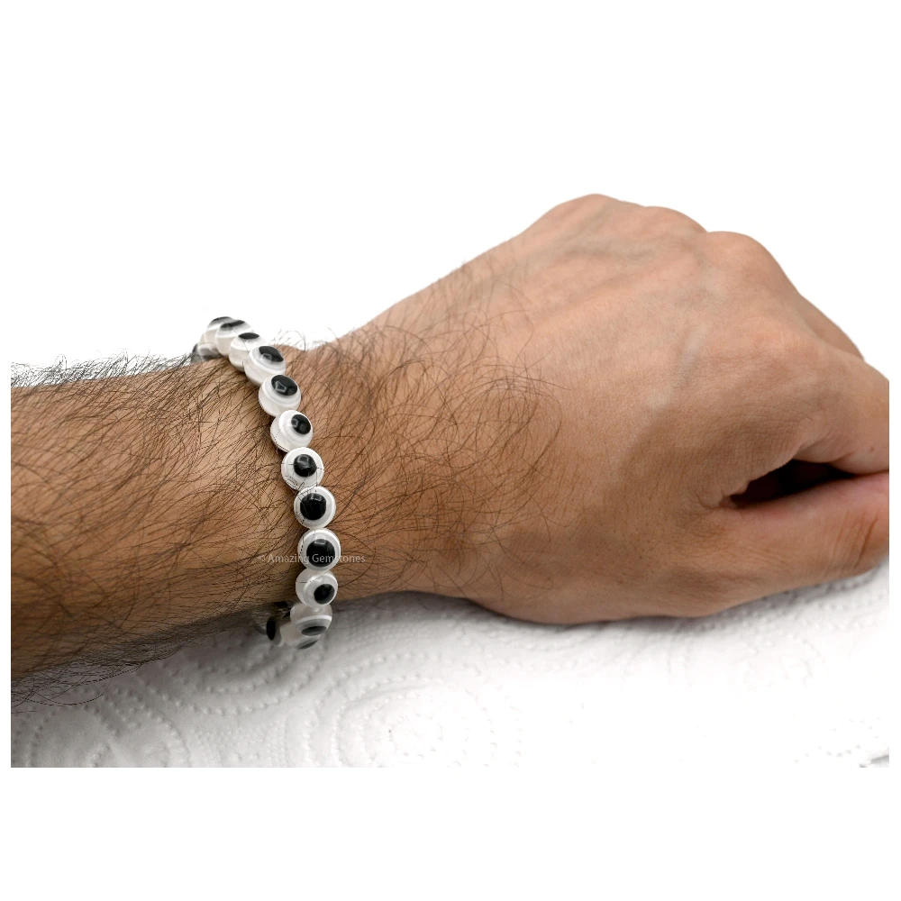 Smokey Evil Eye Bracelet