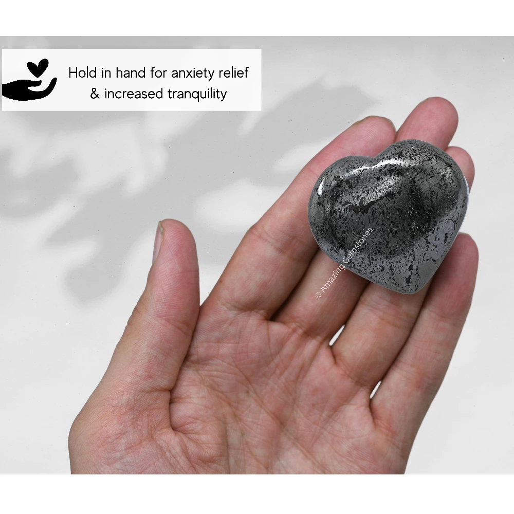 Hematite Heart