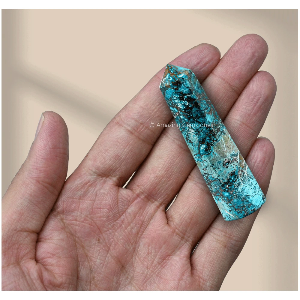 Chrysocolla Tower (2" to 3" INCH)