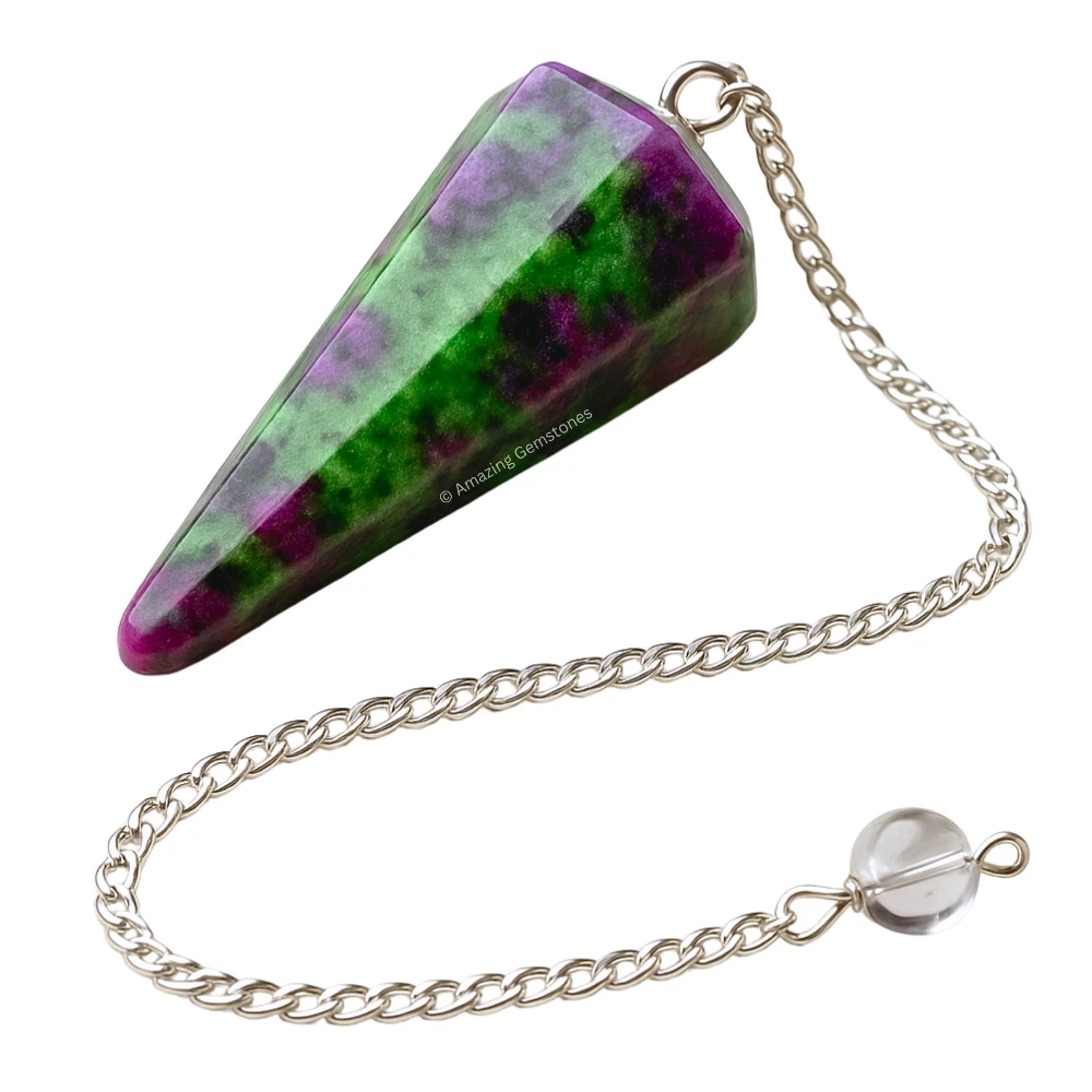 Ruby Zoisite Pendulum
