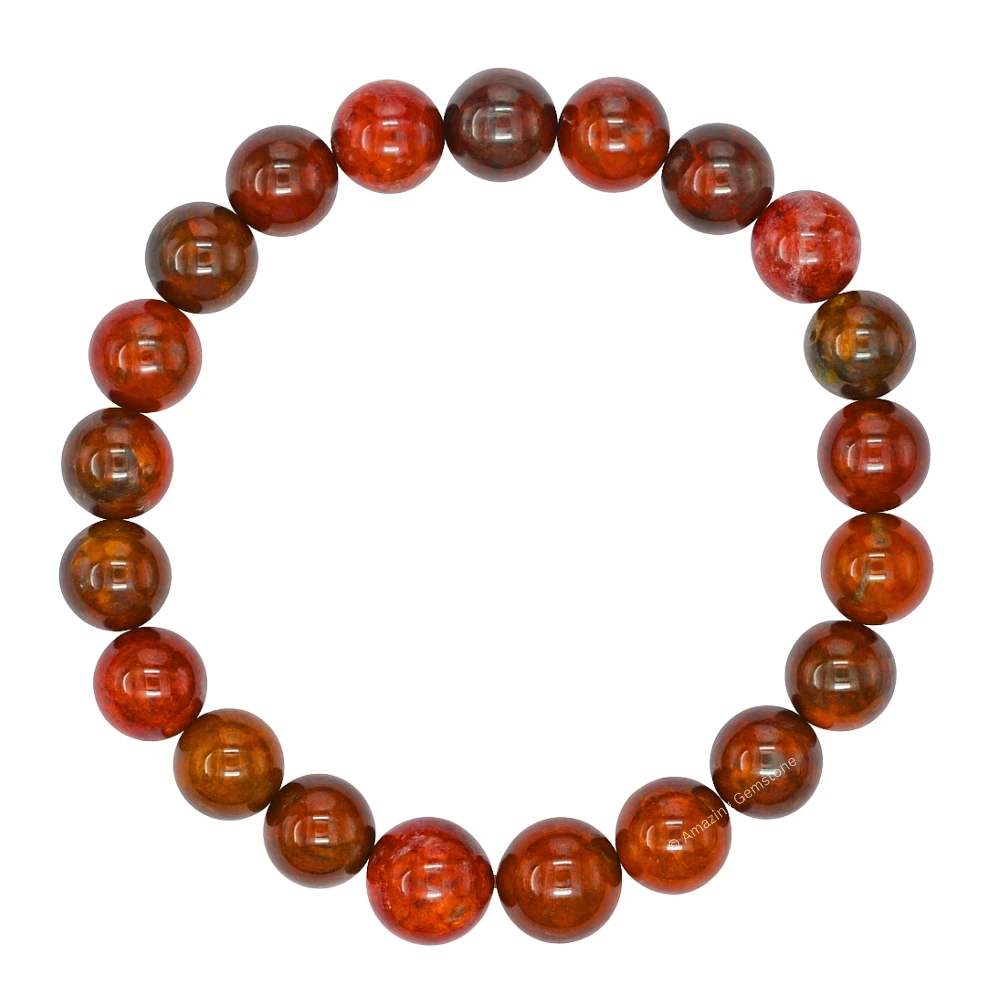 Poppy Jasper Bracelet (Strechable)