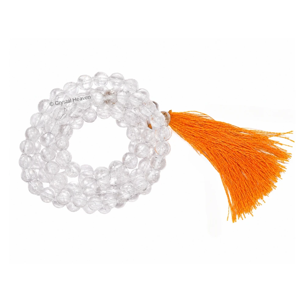 Sphatik Mala - AB Grade 6mm Beads (Without Knot)