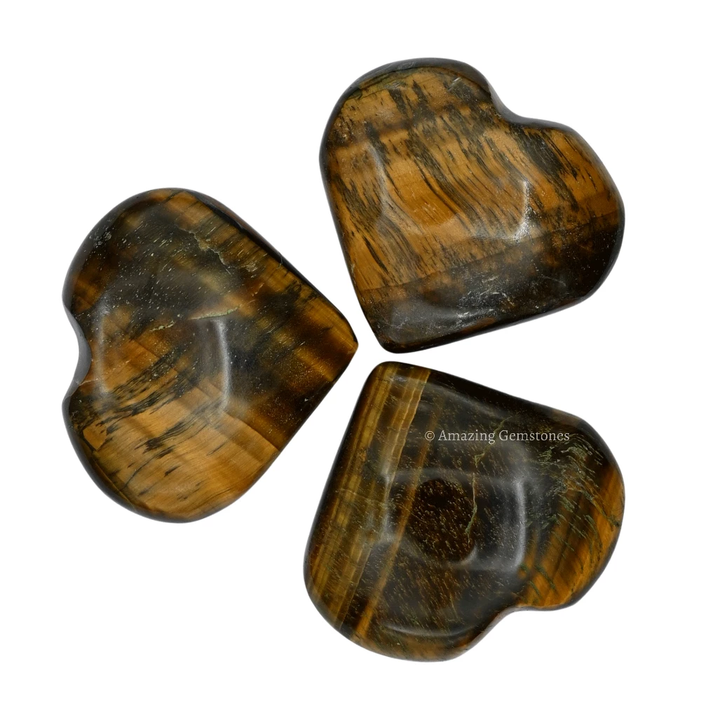 Tiger Eye Heart