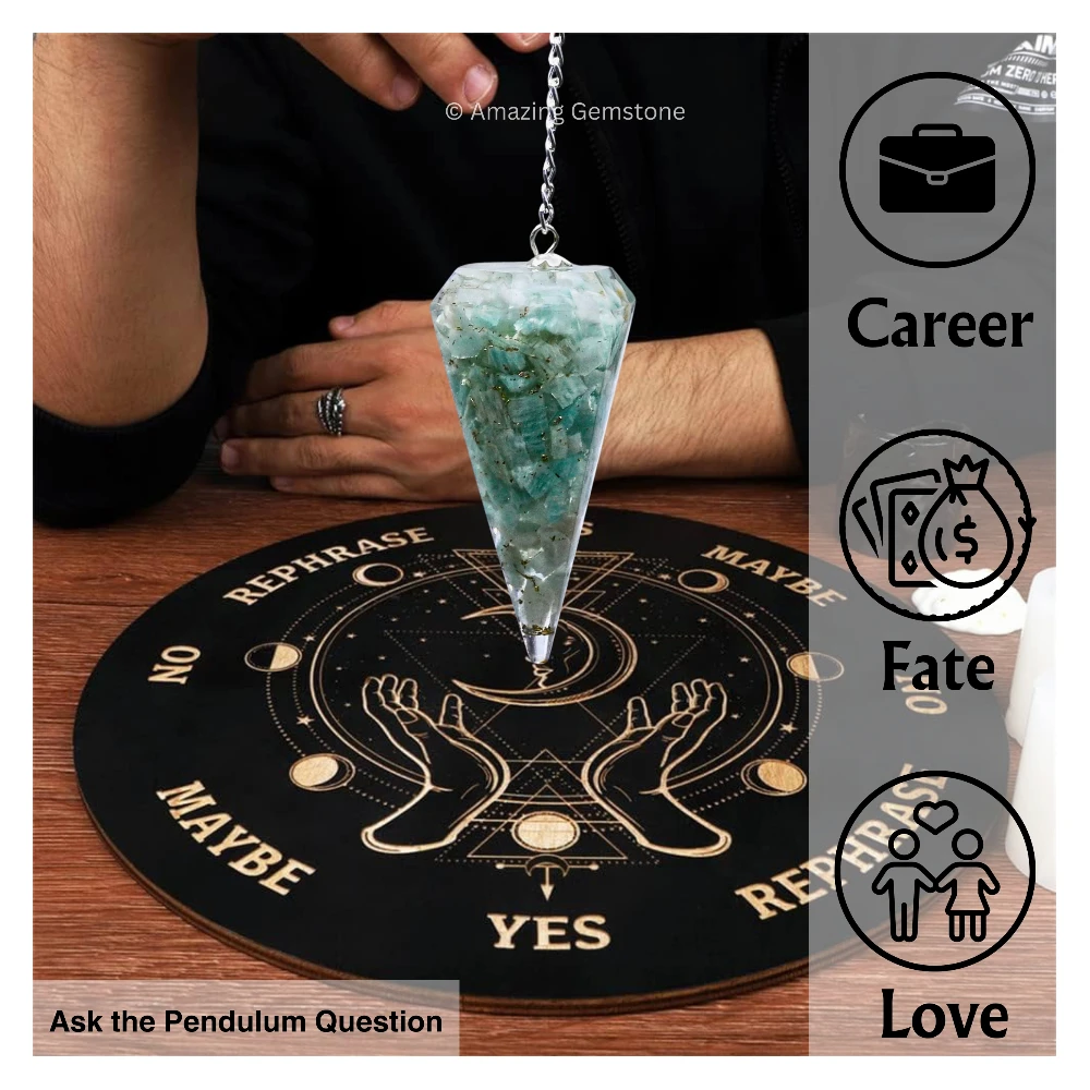 Amazonite Orgone Pendulum