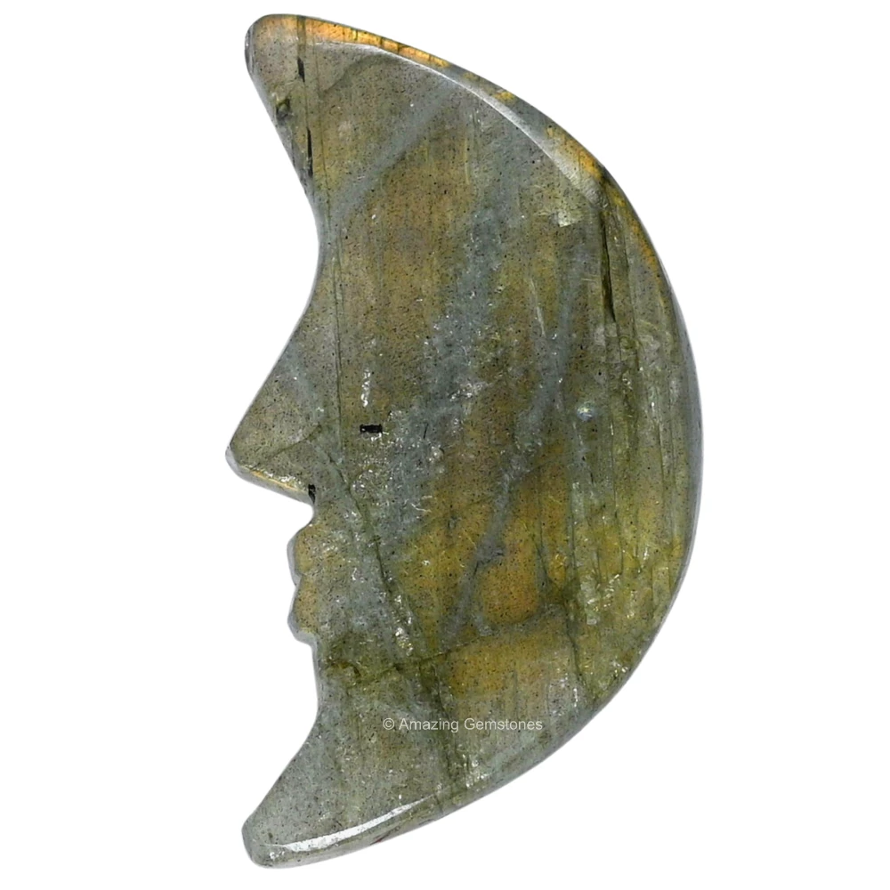 Labradorite Crescent Moon