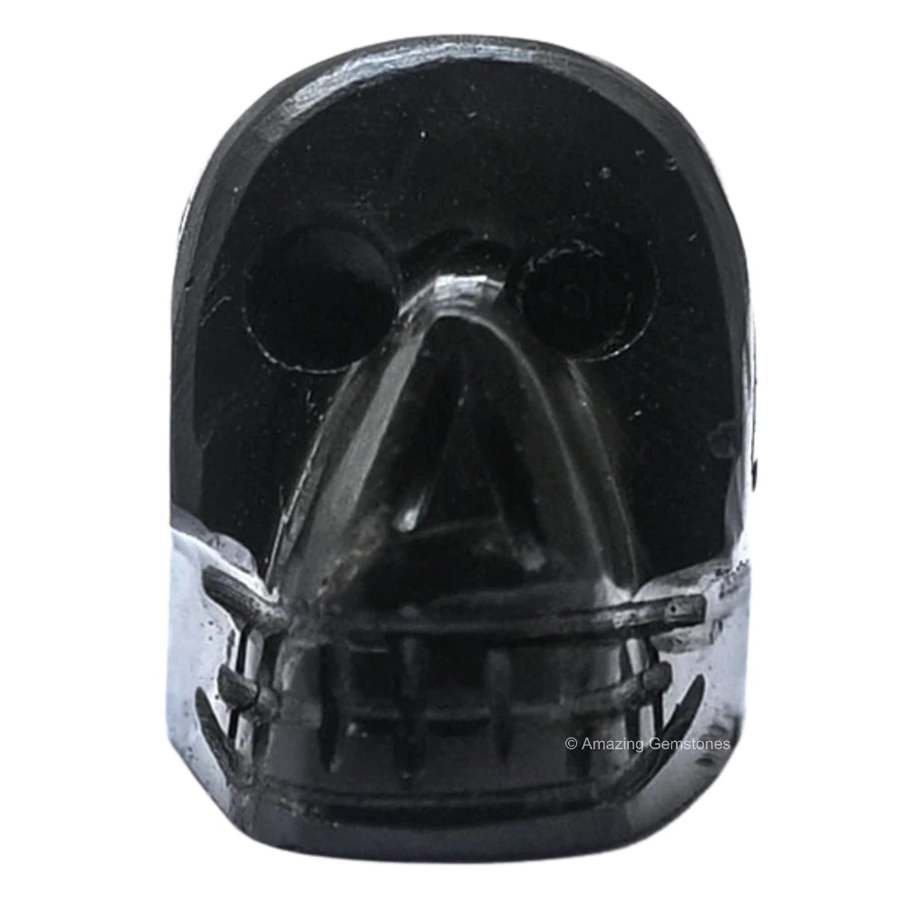 Shungite Skull