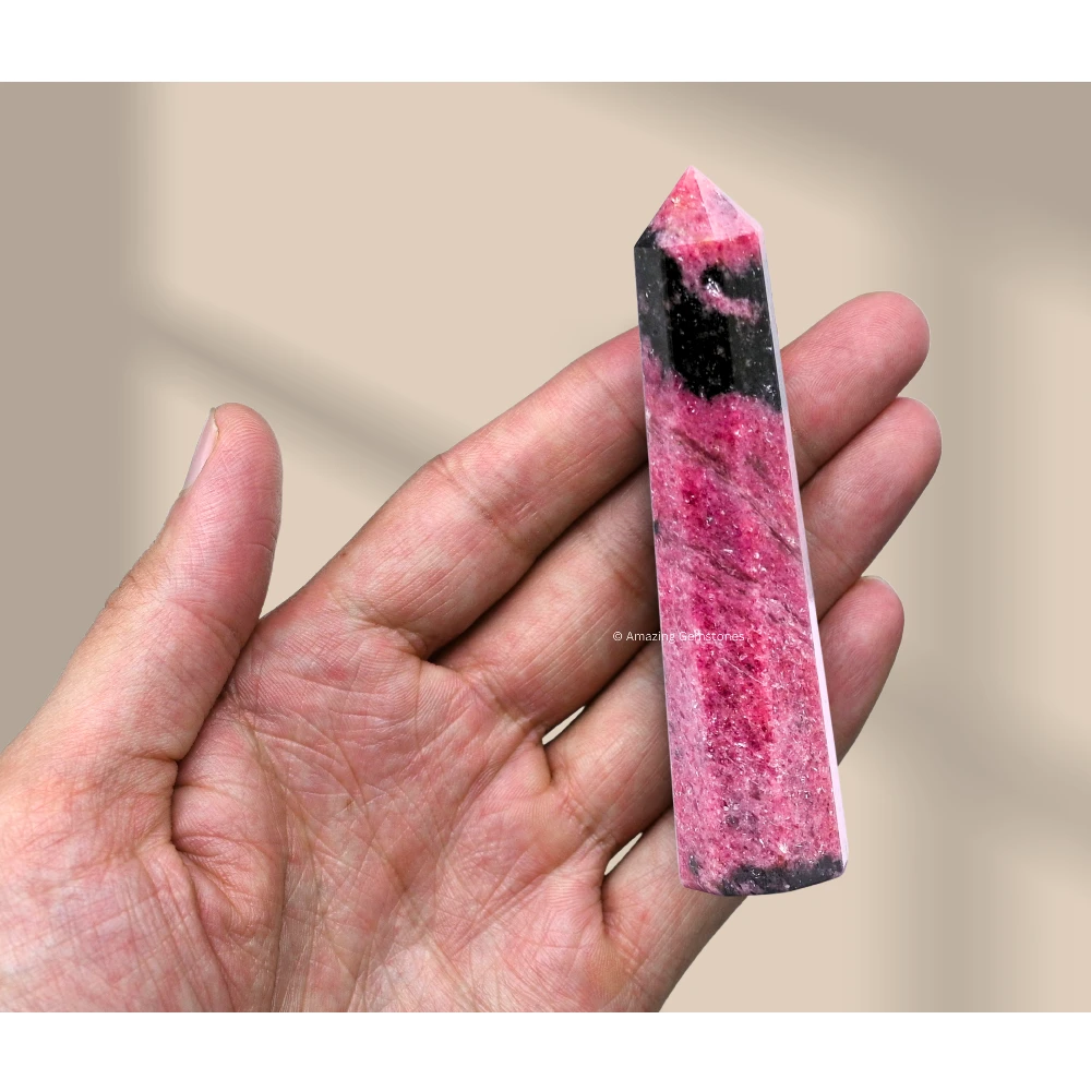 Rhodonite Tower (3" to 4" INCH)