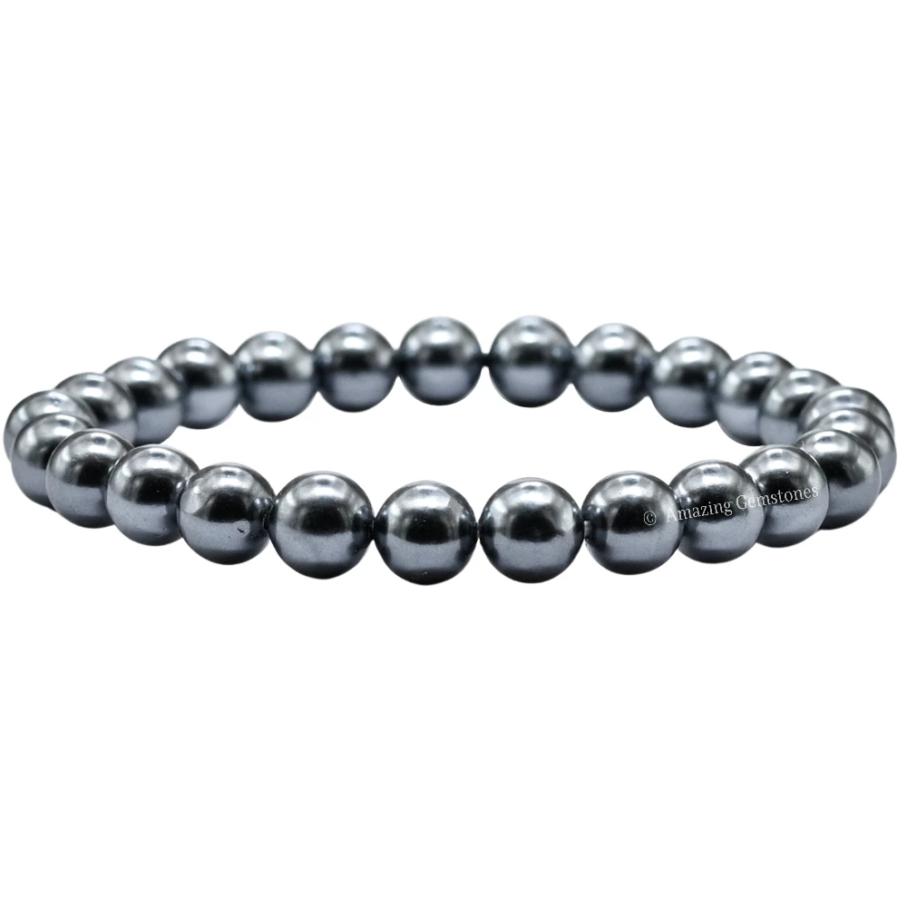Black Pearl Bracelet (Strechable)