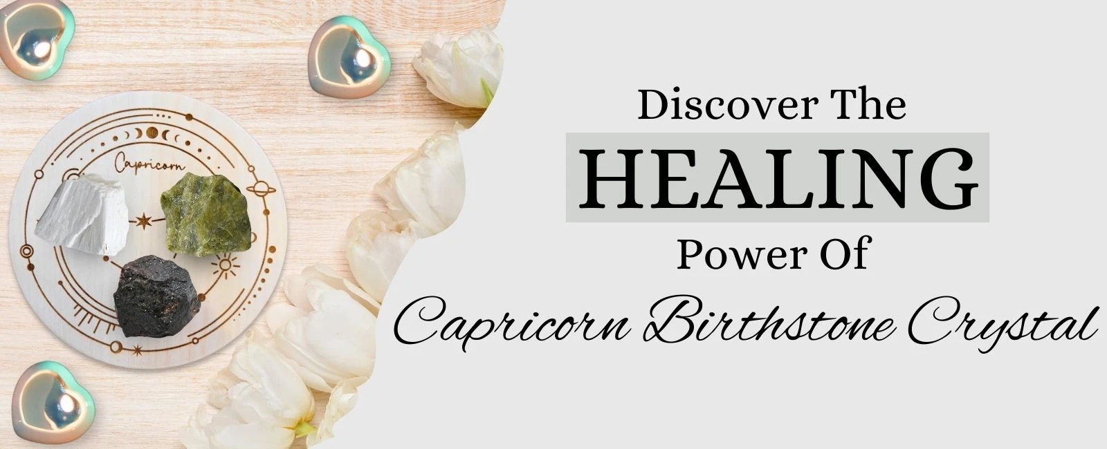 Capricorn Zodiac: Healing Crystal Raw Stone Sets for Achieve Your Goals