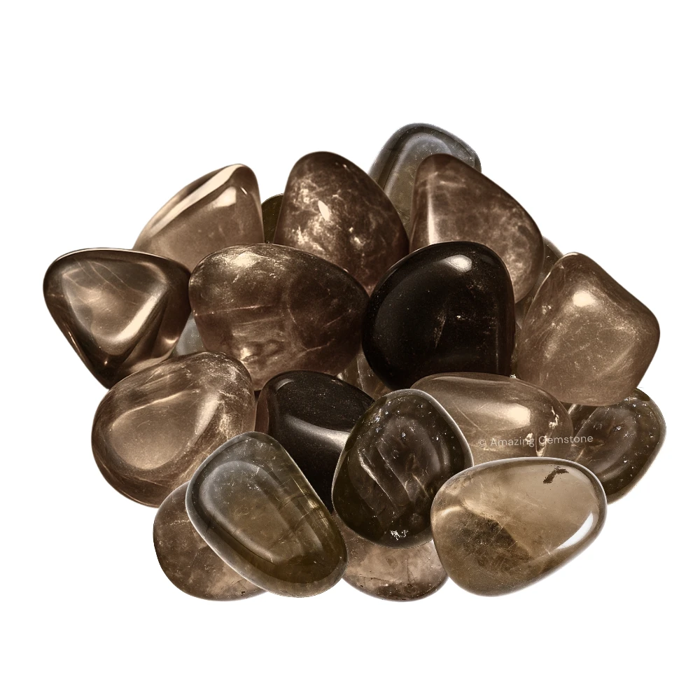 Tumbled Smoky Quartz Crystals Stones (1000+ Carats)