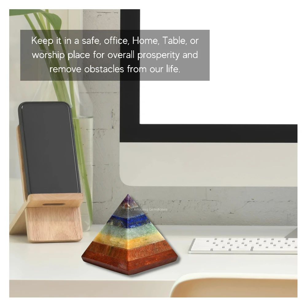 Chakra Pyramid (1.5 Inch)