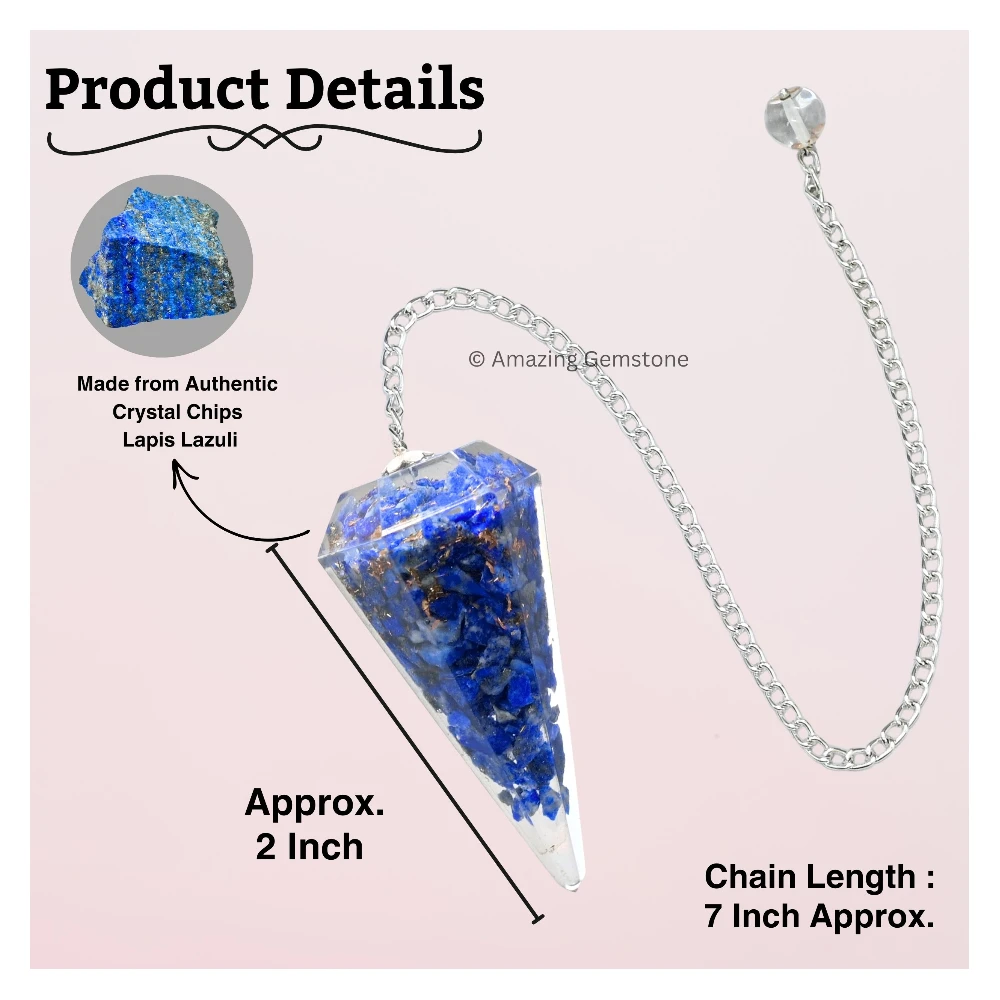 Lapis Lazuli Orgone Pendulum