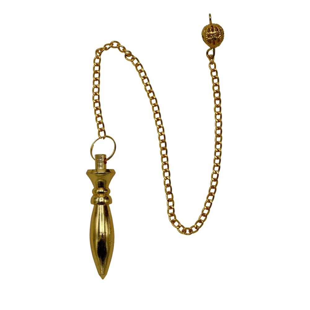Copper Metal Pendulum - Gold Egyptian Karnak (MP42)