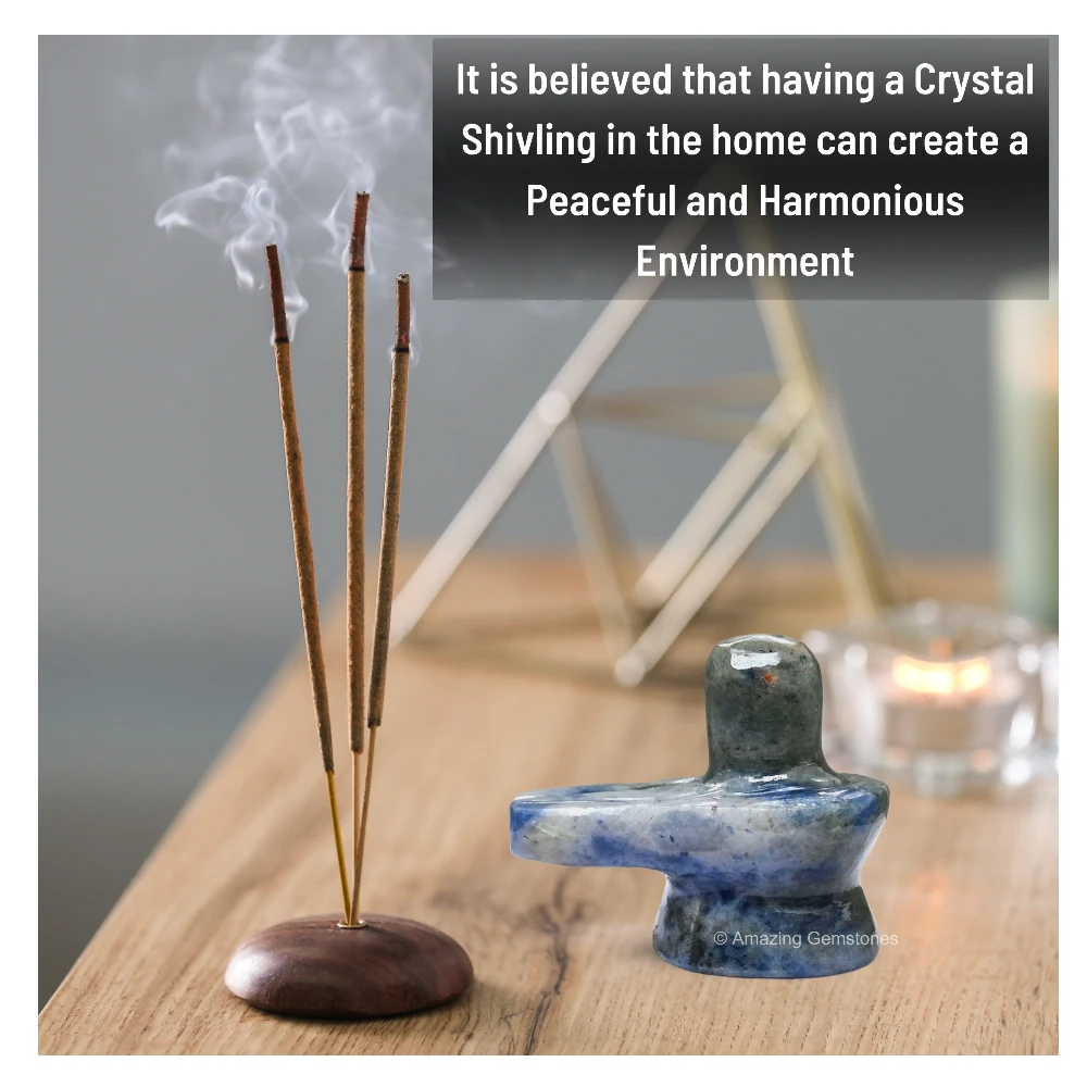 Light Sodalite Shivling