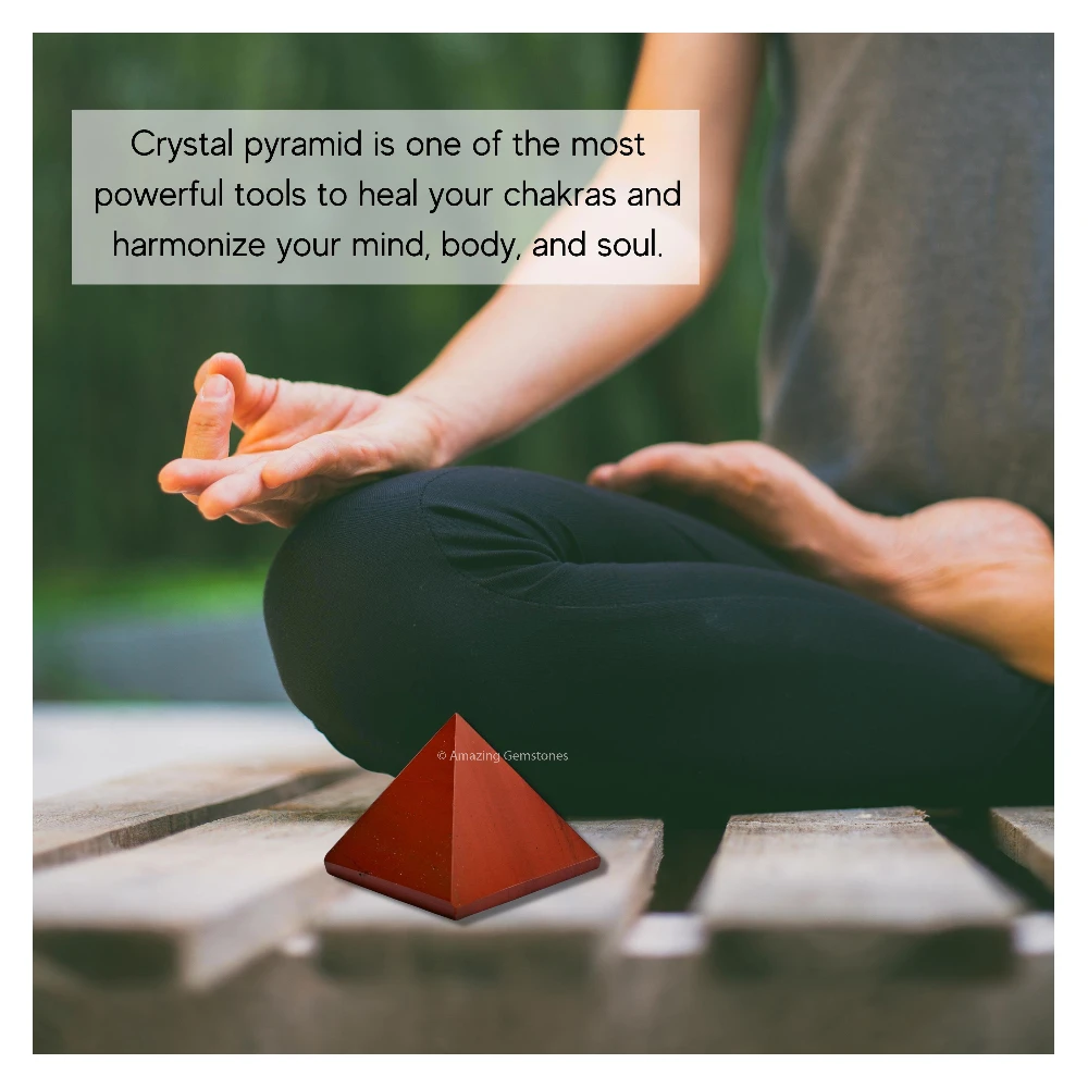 Red Jasper Pyramid (2 Inch)