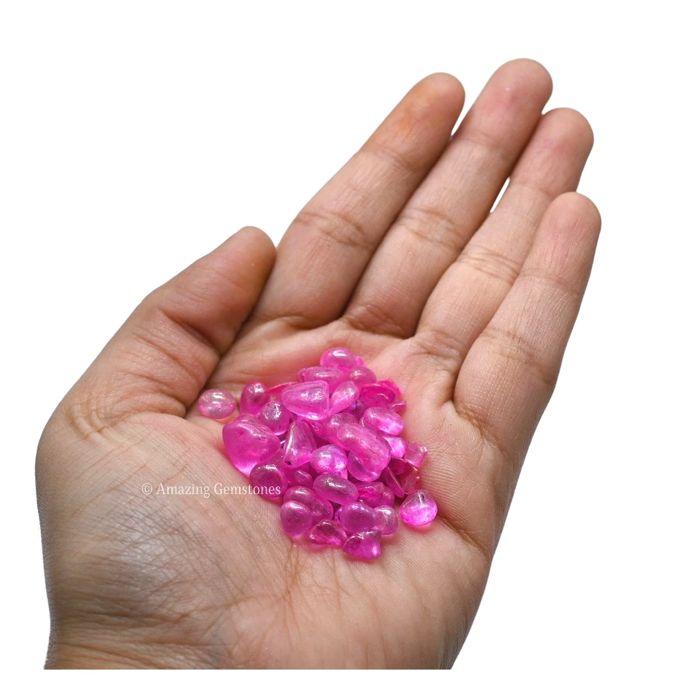 Rose Aura Quartz Chips (1LB)
