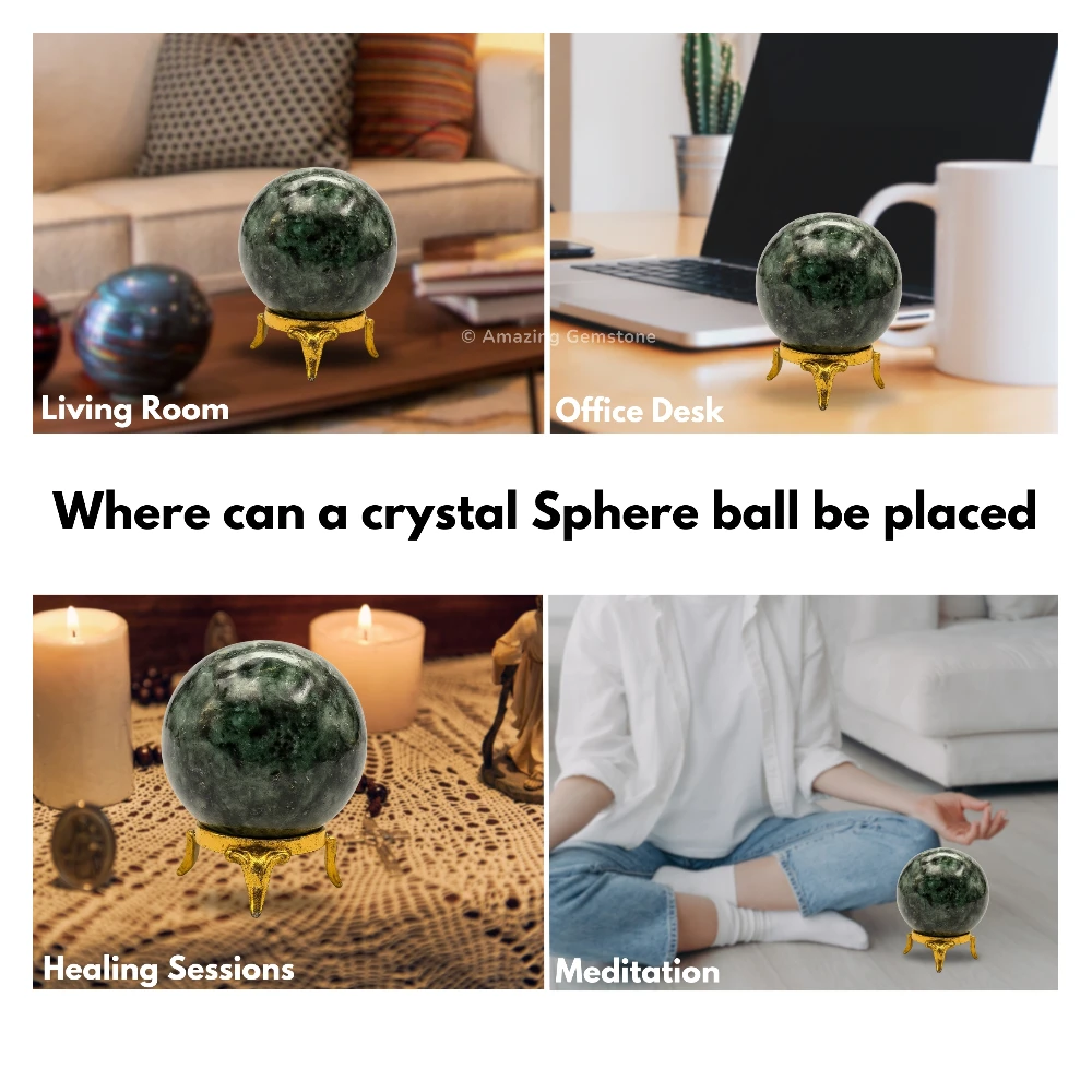Green Jade Sphere (2 Inch)