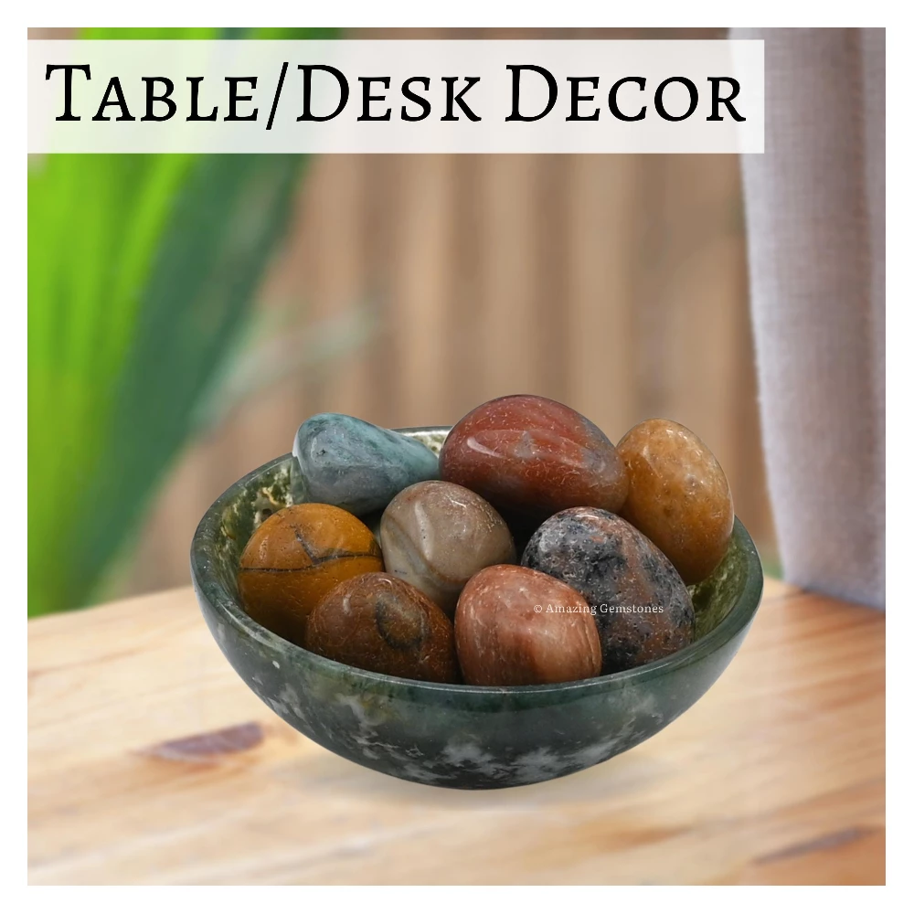Tumbled Fancy Jasper Crystals Stones (1 oz)