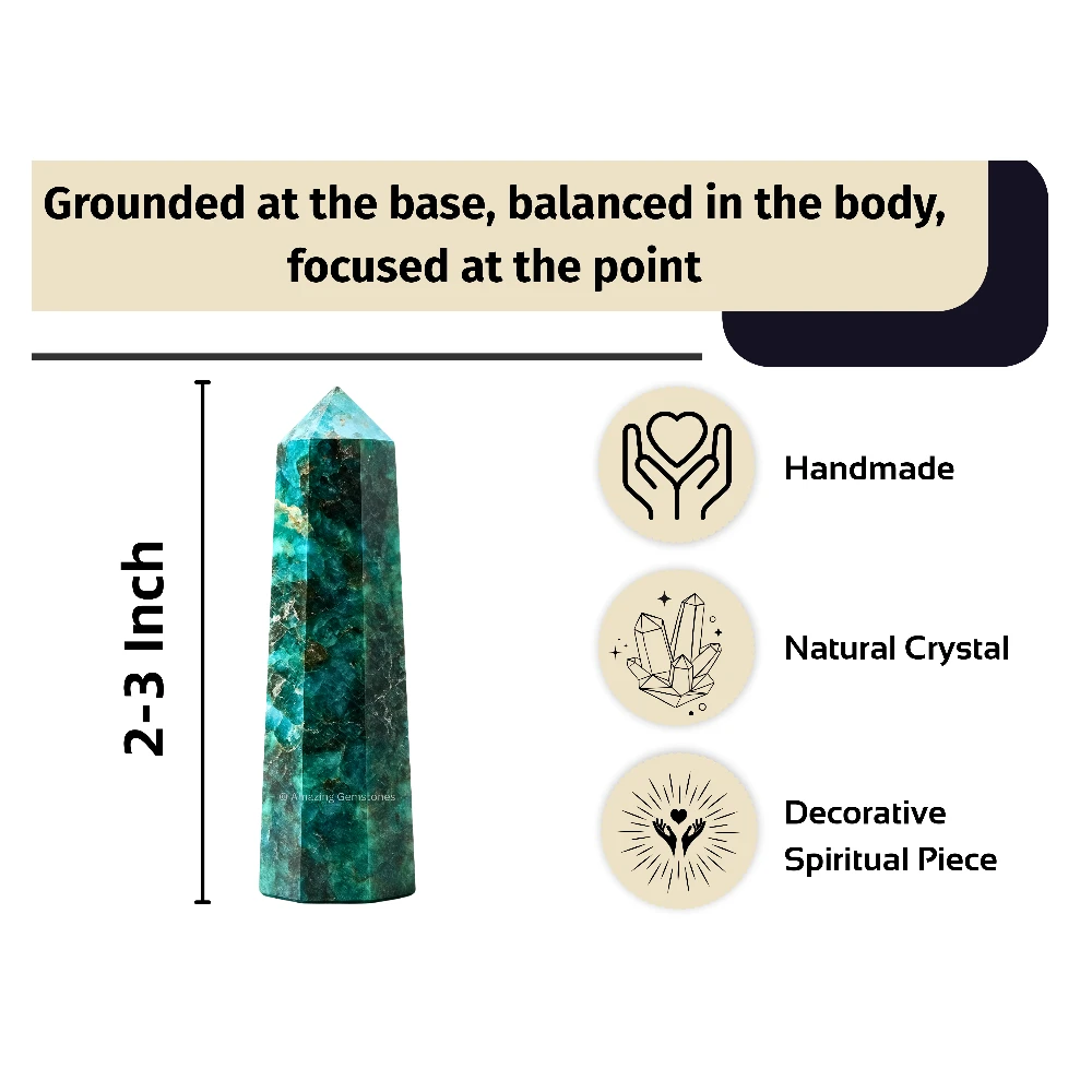 Chrome Diopside Tower (2" to 3" INCH)